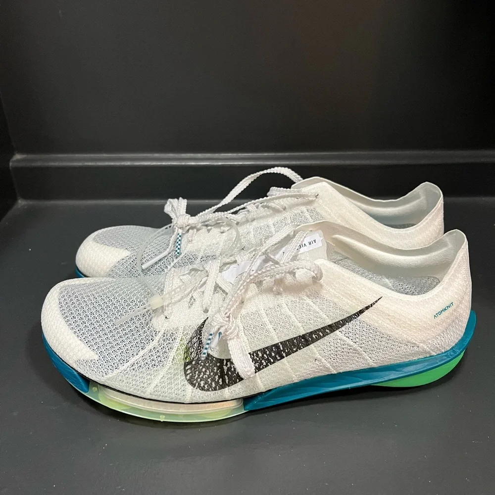 Nike Air Zoom Victory 2 T&F Distance Spikes FD8411-100-Sz M8.5/W10 NWOB - Picture 1 of 14